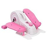 Sunny Health & Fitness Pink Fully Assembled Magnetic Under Desk Elliptical Peddler, Portable Foot & Leg Pedal Exerciser- P2030 | Amazon (US)