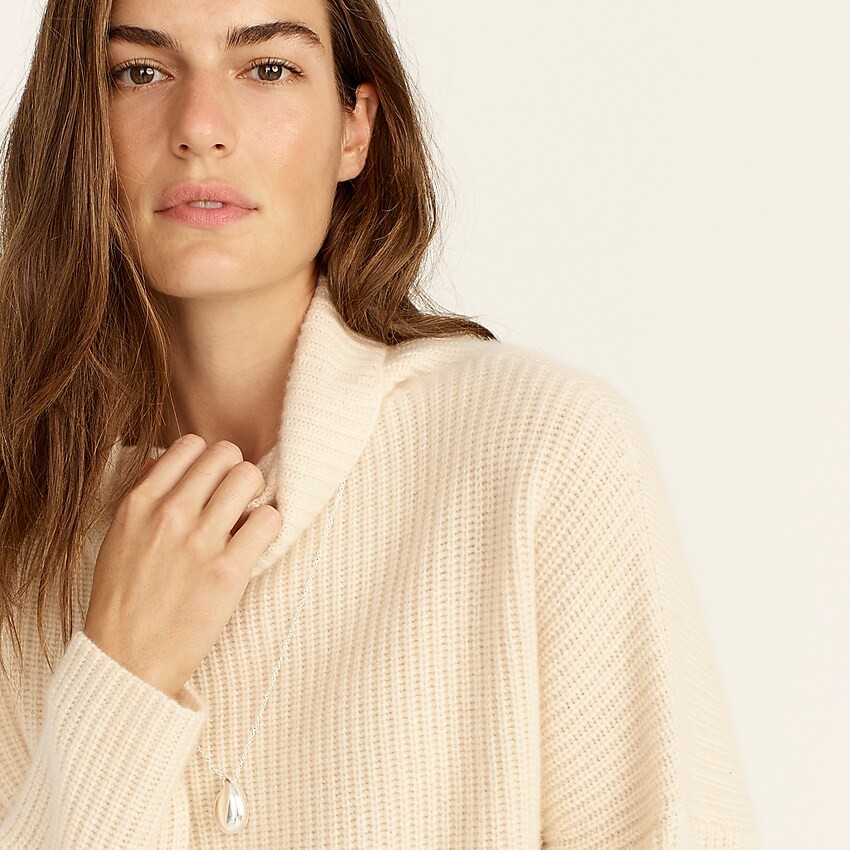 Cashmere relaxed turtleneck sweater | J. Crew US