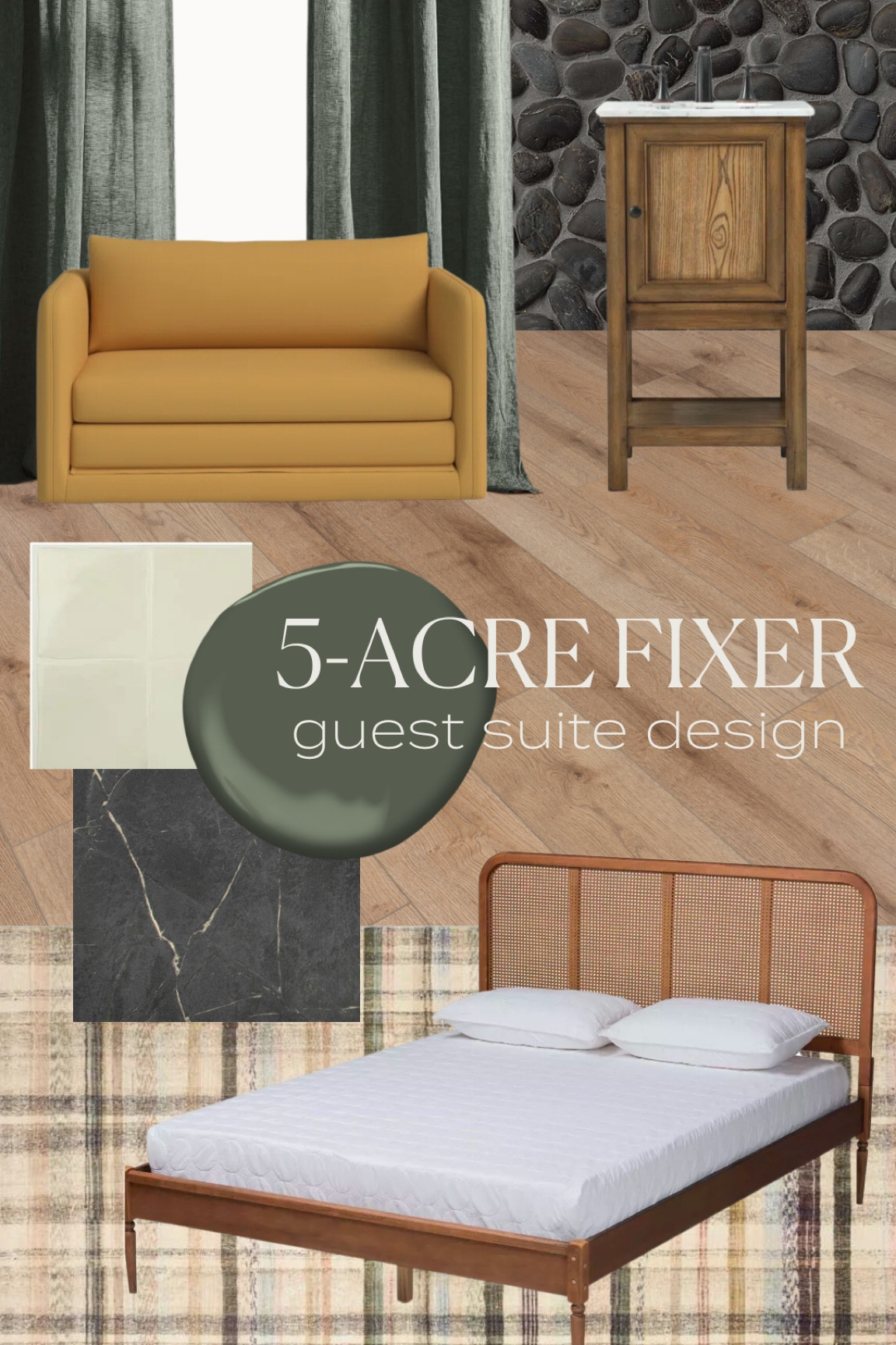 Design plans for the Guest Suite at our new 5-acre Fixer home!

#LTKhome #LTKFind #LTKsalealert