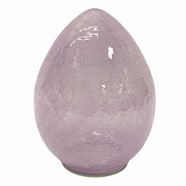 Honyebloom Purple Glass Egg, 6" | At Home