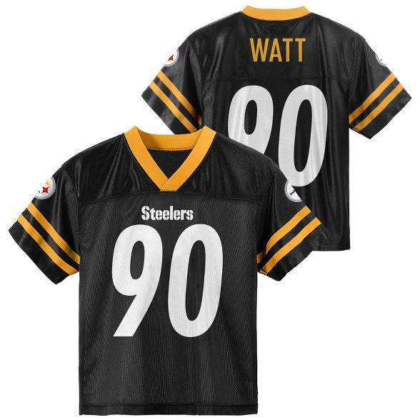 NFL Pittsburgh Steelers Toddler Boys' Short Sleeve T.J. Watt Jersey | Target