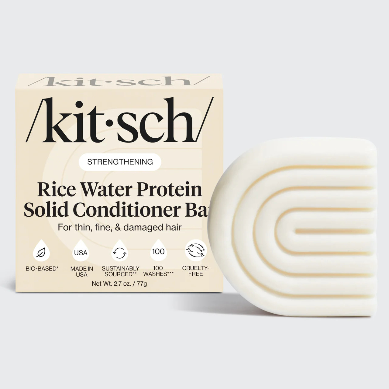 Rice Water Conditioner Bar for Hair Growth | KITSCH | Kitsch
