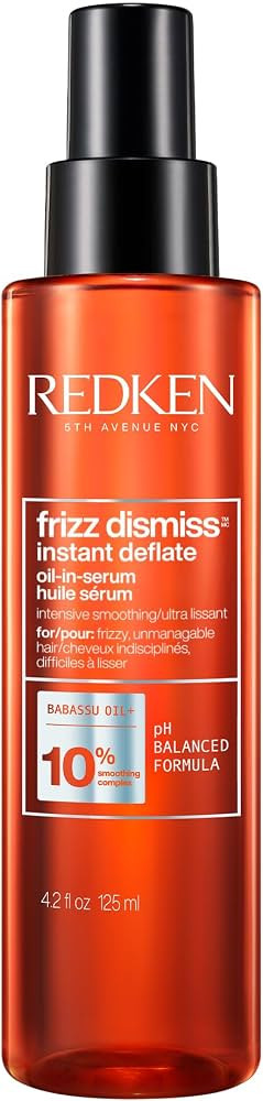 Redken Frizz Dismiss Instant Deflate Oil-In-Serum | For Frizzy Hair | Enhances Smoothness & Shine... | Amazon (CA)
