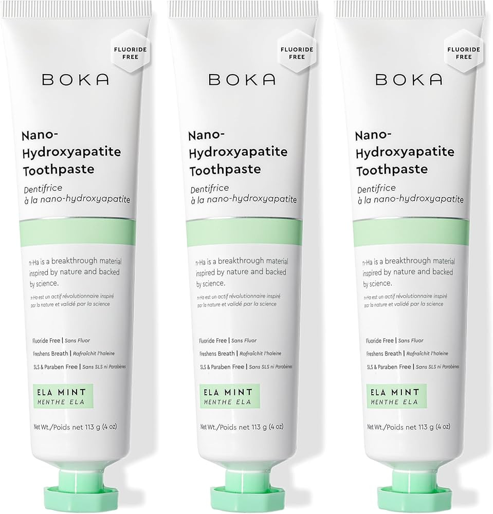 Boka Toothpaste - Fluoride Free Toothpaste, Nano Hydroxyapatite Toothpaste | Amazon (US)
