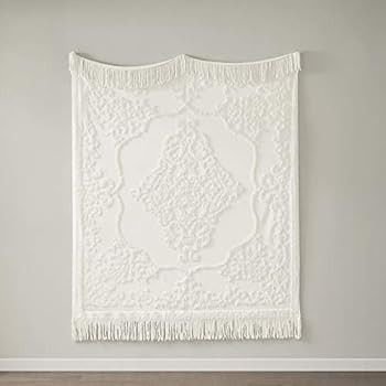 Madison Park Chloe 100% Cotton Tufted Chenille Design with Fringe Tassel Luxury Elegant Chic Lightwe | Amazon (US)