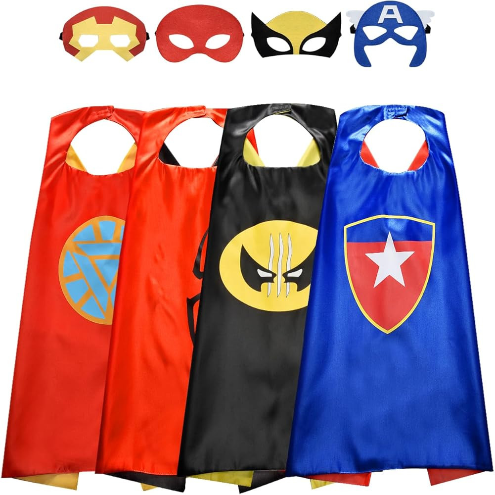 Roko Toys for 3-10 Year Old Boys, Superhero Capes for Kids Dress up Costumes Party Supplies Prese... | Amazon (US)