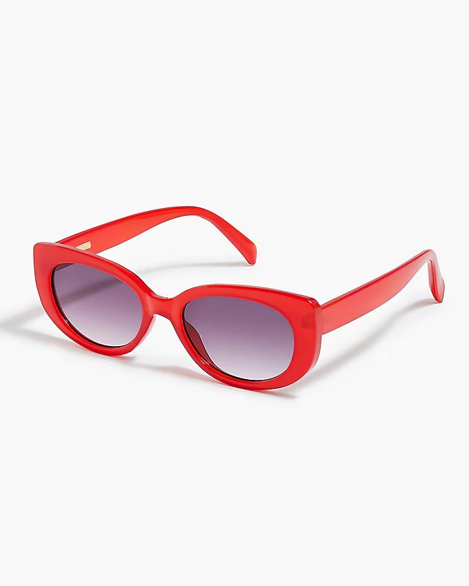 Oval-framed sunglasses | J.Crew Factory
