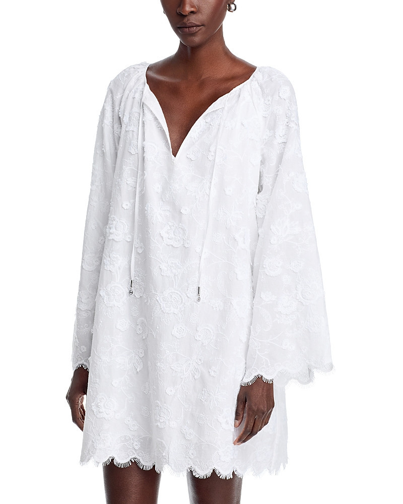 Michael Kors V Neck Cotton Dress | Bloomingdale's (US)