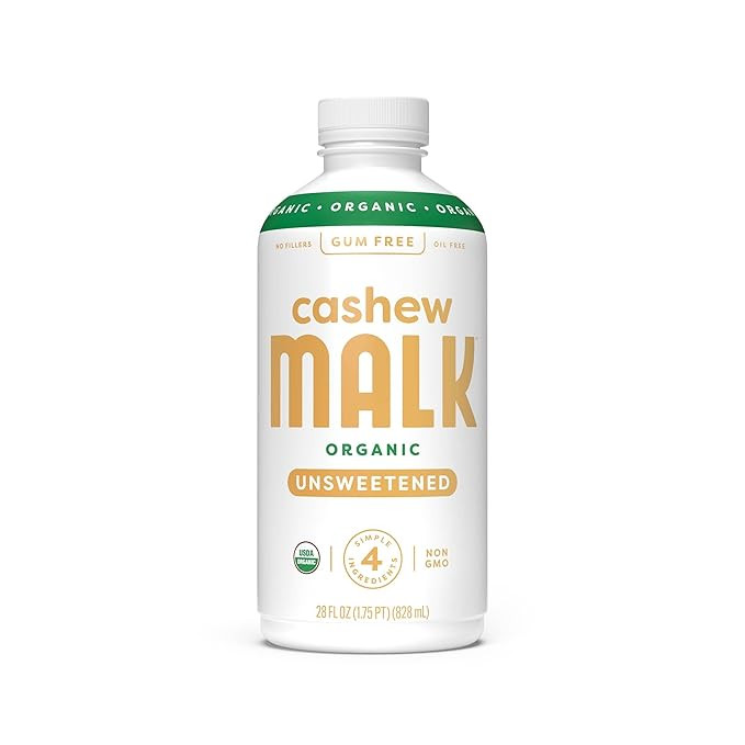 MALK Organic Unsweetened Cashew Malk, 28 FZ | Amazon (US)