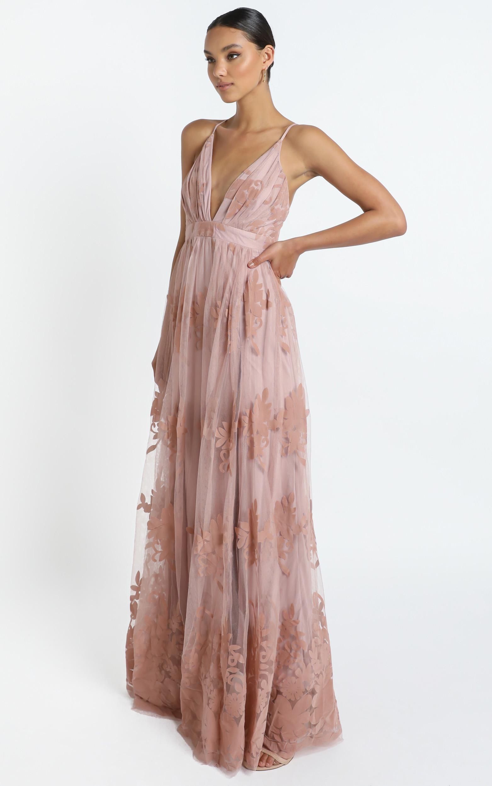 Promenade Maxi Dress In Blush | Showpo - deactived