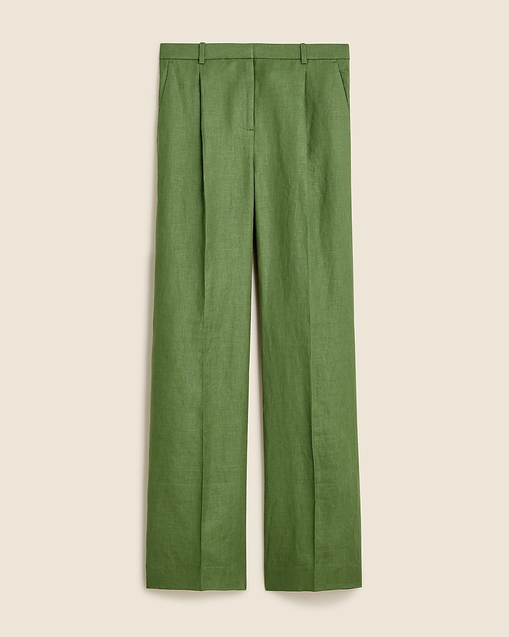 Wide-leg essential pant in linen | J. Crew US
