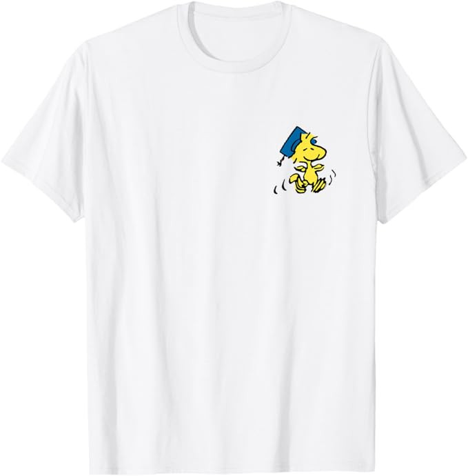 Peanuts Graduation Woodstock Graduate T-Shirt T-Shirt | Amazon (US)