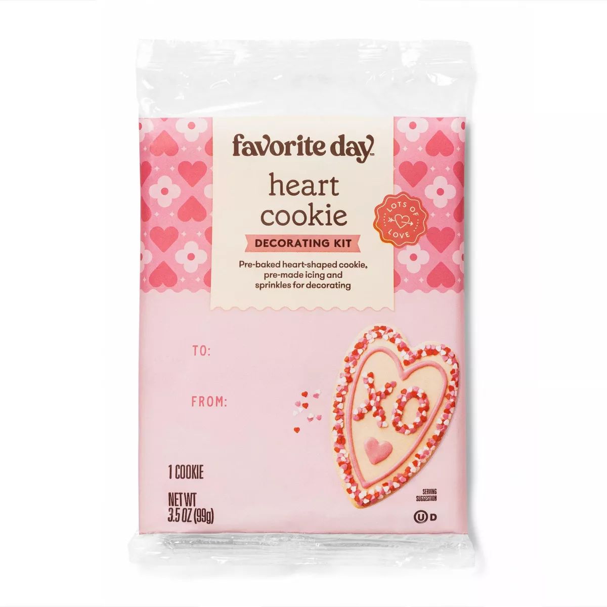 Valentine's Heart Cookie Kit - 3.5oz - Favorite Day™ | Target