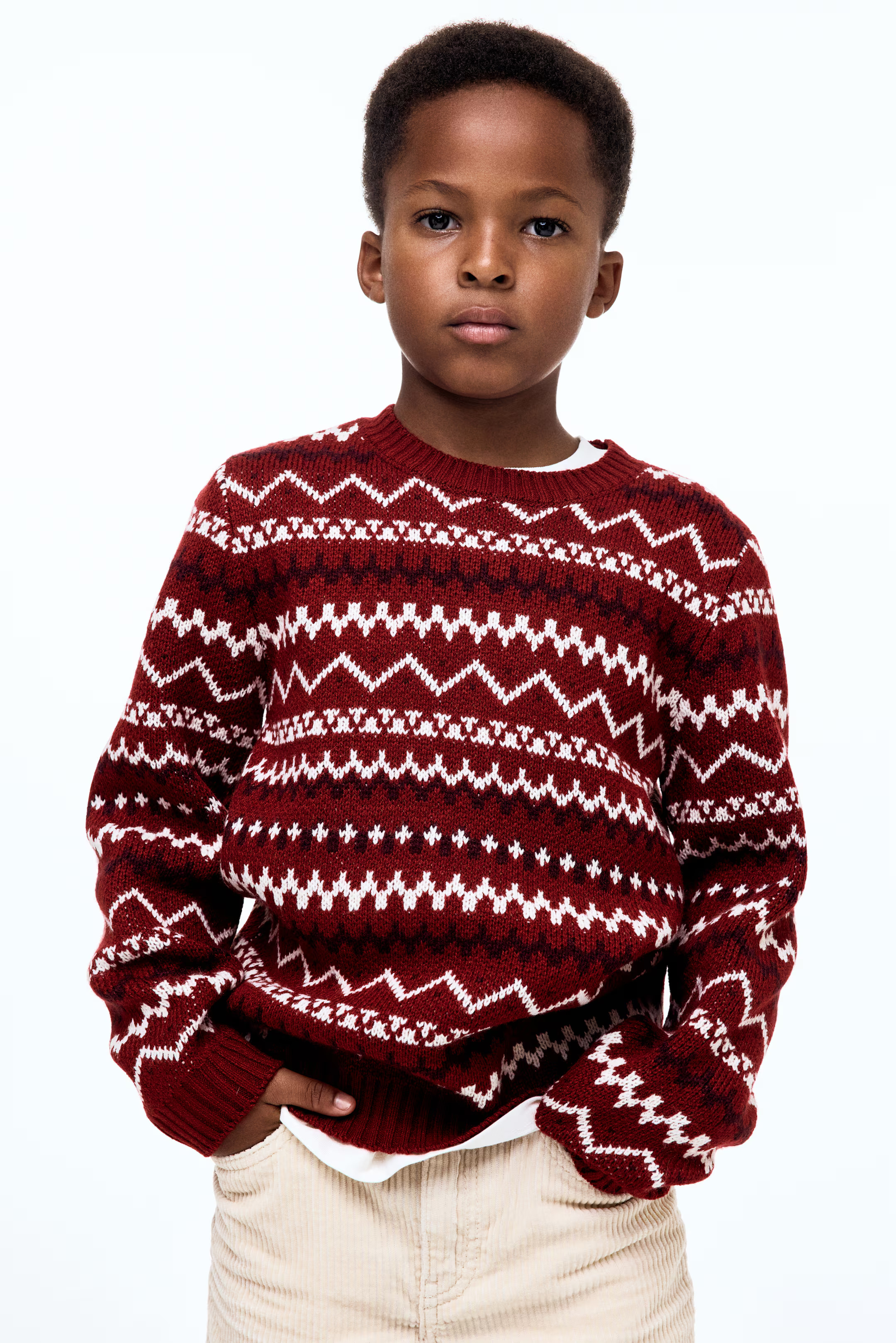 Jacquard-Knit Sweater | H&M (US + CA)