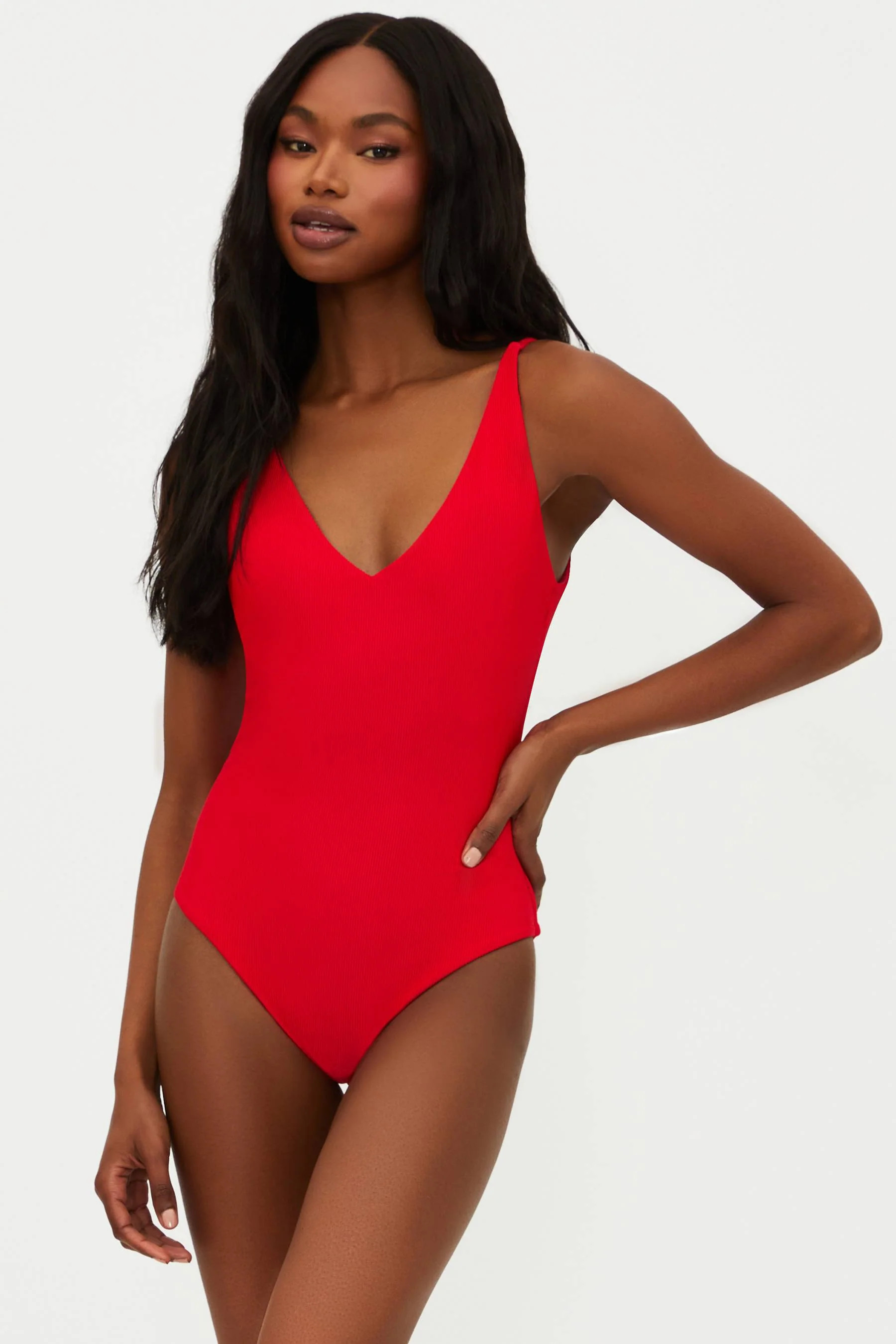 Reese One Piece Red | Red One Piece Swimsuit | Beach Riot | Beach Riot