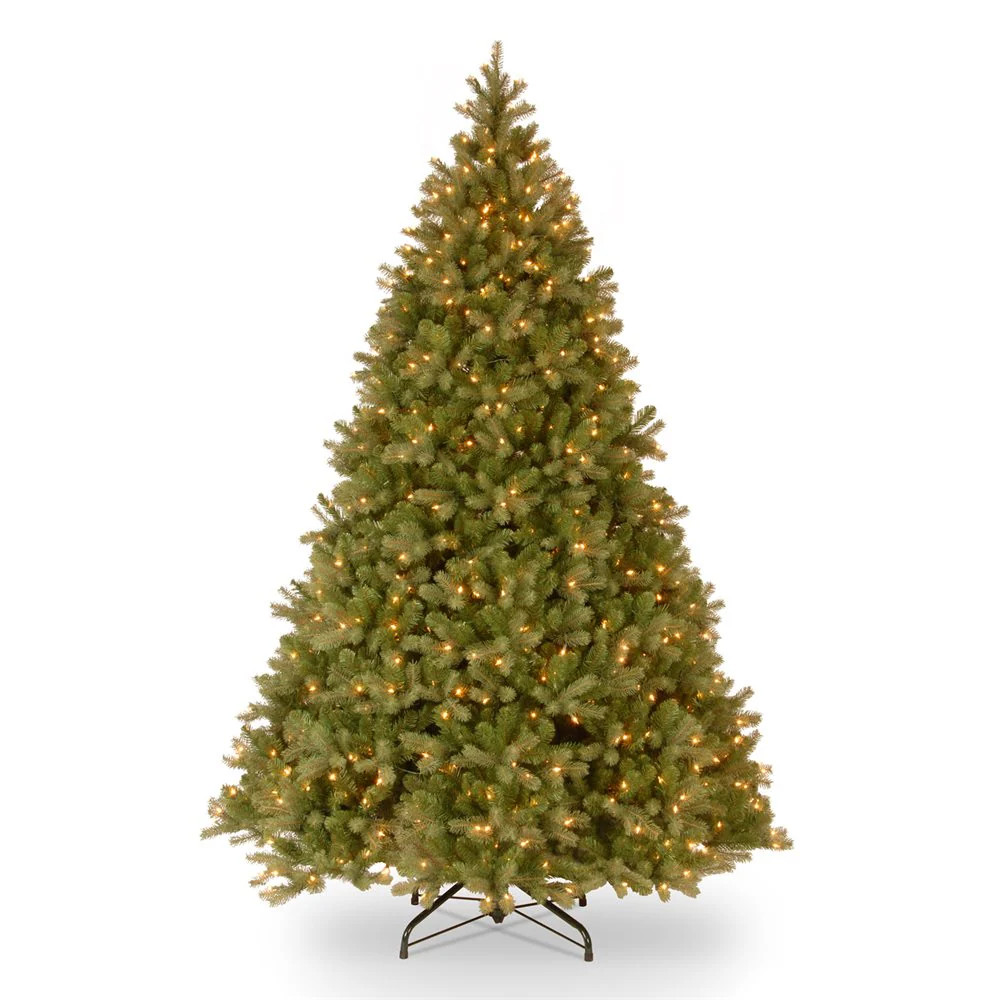 National Tree Company 10.0-ft Douglas fir Pre-lit Artificial Christmas Tree with White Incandescent Lights one_size | PEDD1-312-100 | Lowe's