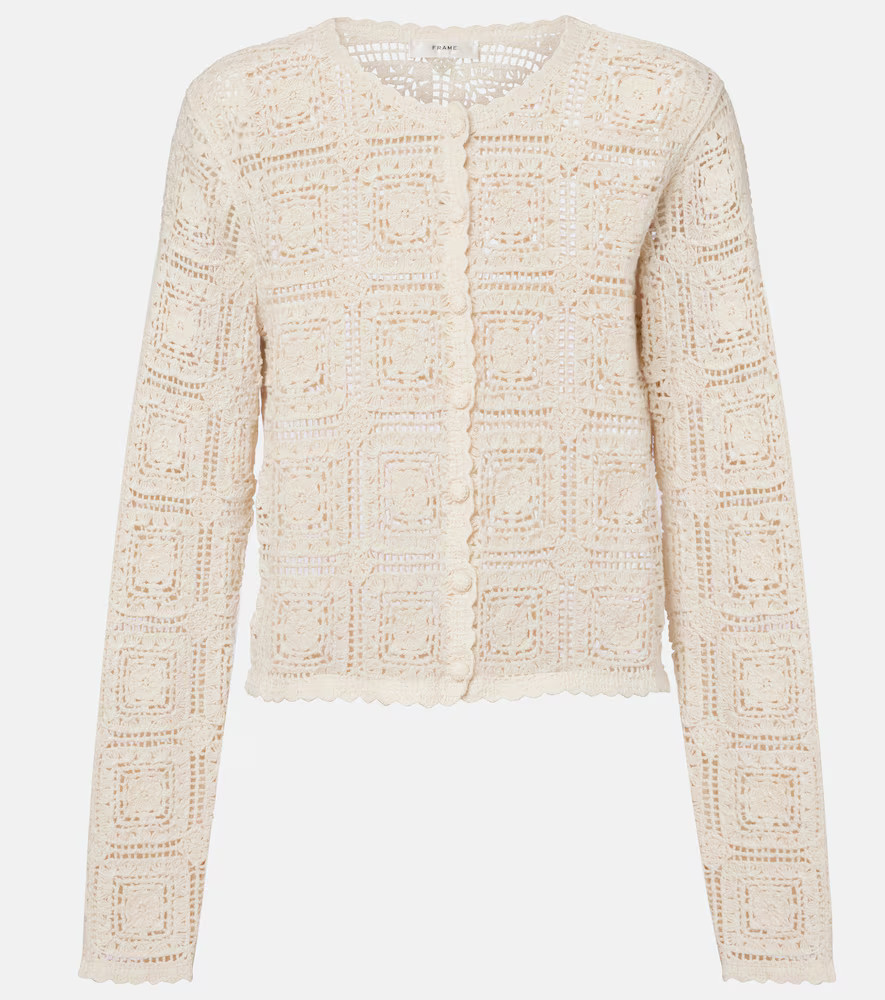 Frame Crochet cotton cardigan | Mytheresa (US/CA)