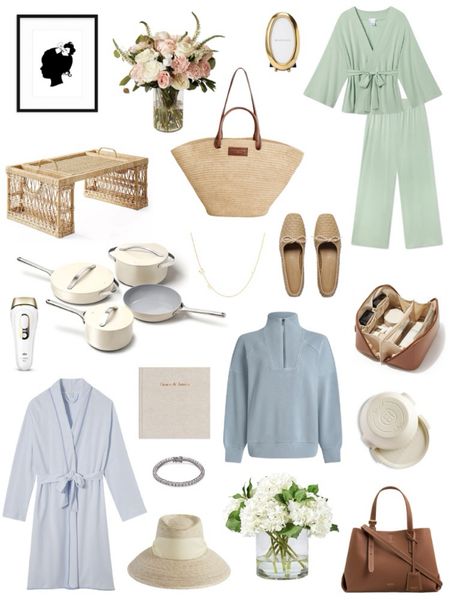 2024 Mother’s Day gifts that she actually wants - from lake pajamas and a robe, the perfect makeup bag, custom art, jewelry, a raffia tote, oroton leather baby bag, and more. Everything’s linked on danielle-moss.com

#LTKSeasonal #LTKfindsunder100