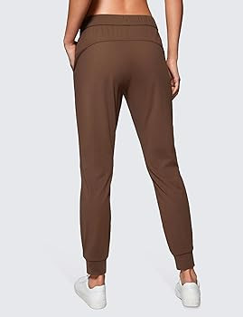 CRZ YOGA 4-Way Stretch Golf Joggers for Women, 28" Casual Travel Workout Pants, Lounge Athletic S... | Amazon (US)