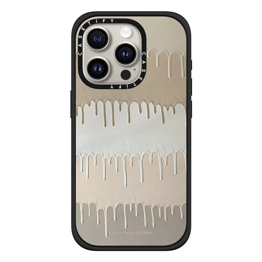 Tan Painted Drips by Corey Paige Designs | Casetify (Global)
