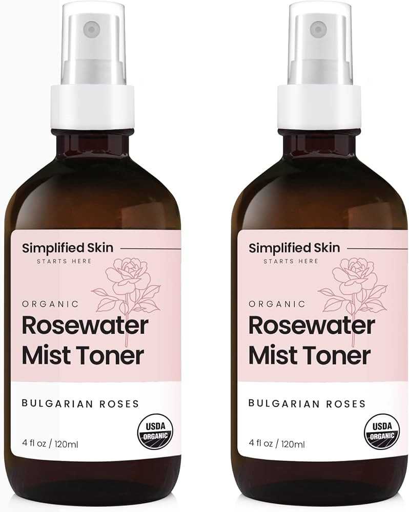 Rose Water Spray for Face & Hair - 100% Natural Organic Face Toner - Alcohol-Free Makeup Remover ... | Amazon (US)