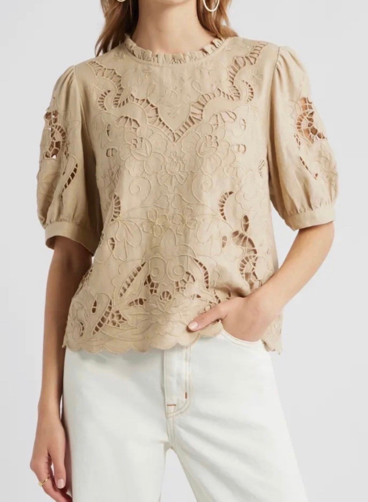 White lace top
Lace top
Spring top 
Vacation

#LTKootd #LTKgrwm #LTKdayinmylife