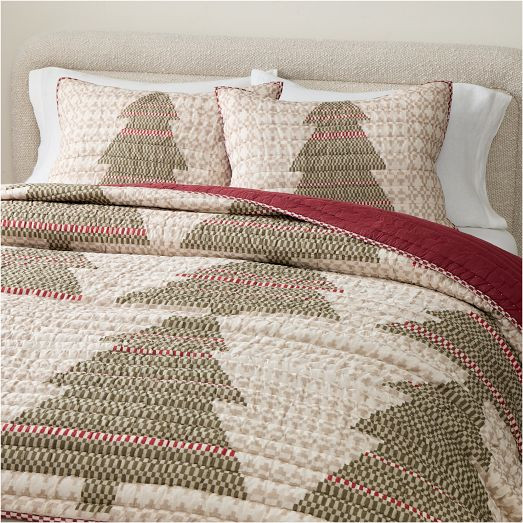 Fair Isle Tree Quilt & Shams | West Elm (US)