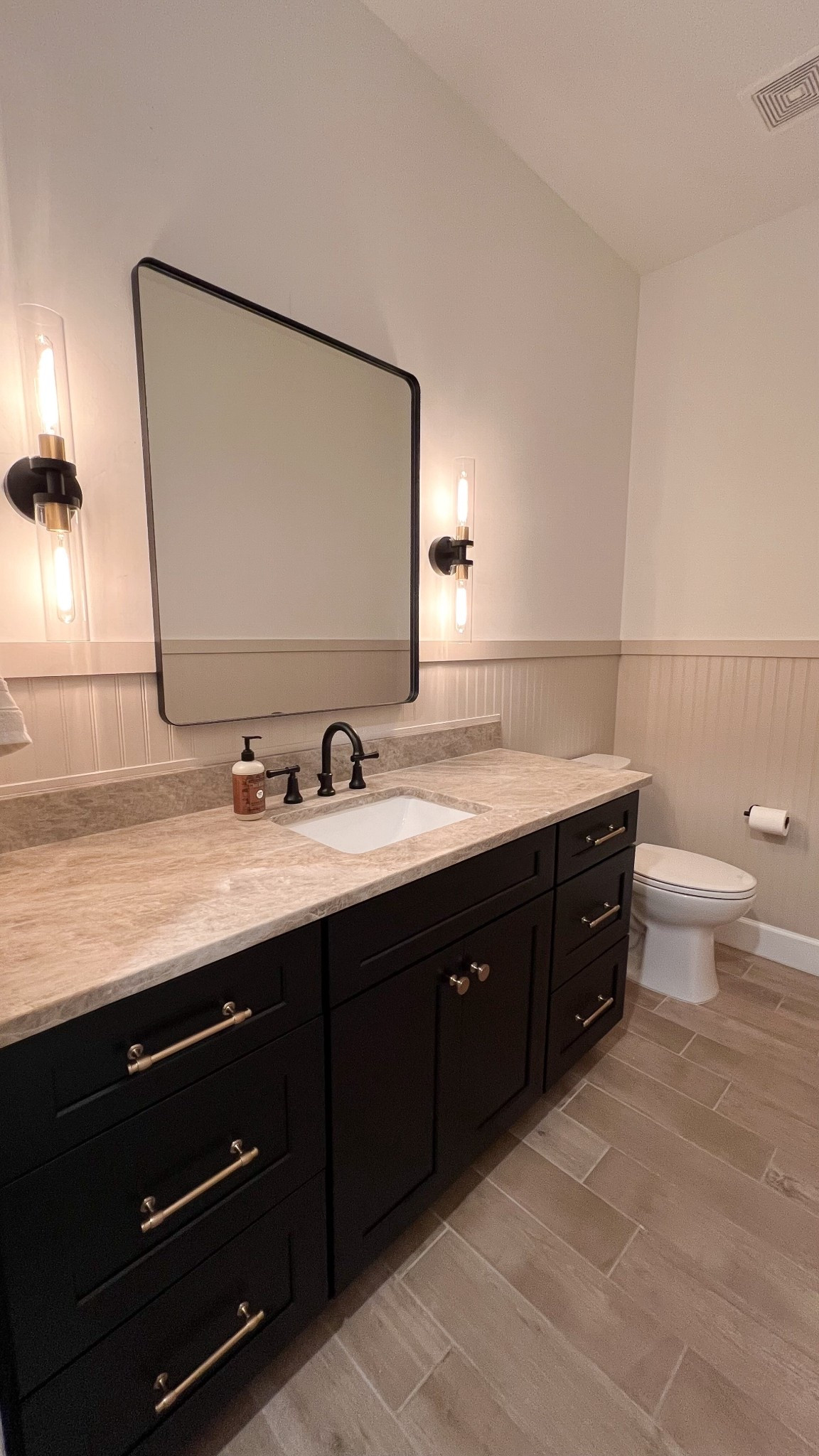 Bathroom makeover part 1 is complete! 

#LTKFindsUnder50 #LTKFamily #LTKHome