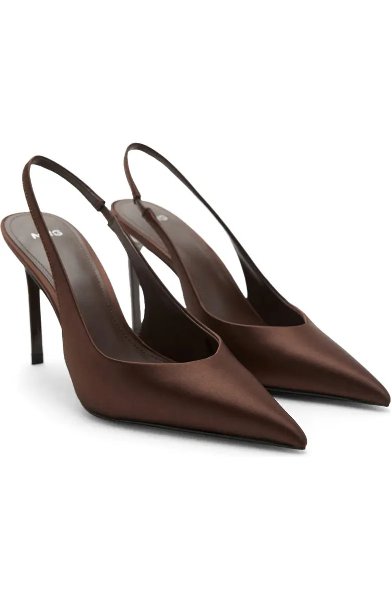 MANGO Mica Pointed Toe Slingback Pump (Women) | Nordstrom | Nordstrom