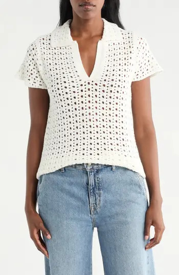 CYRUS Open Stitch Polo | Nordstromrack | Nordstrom Rack