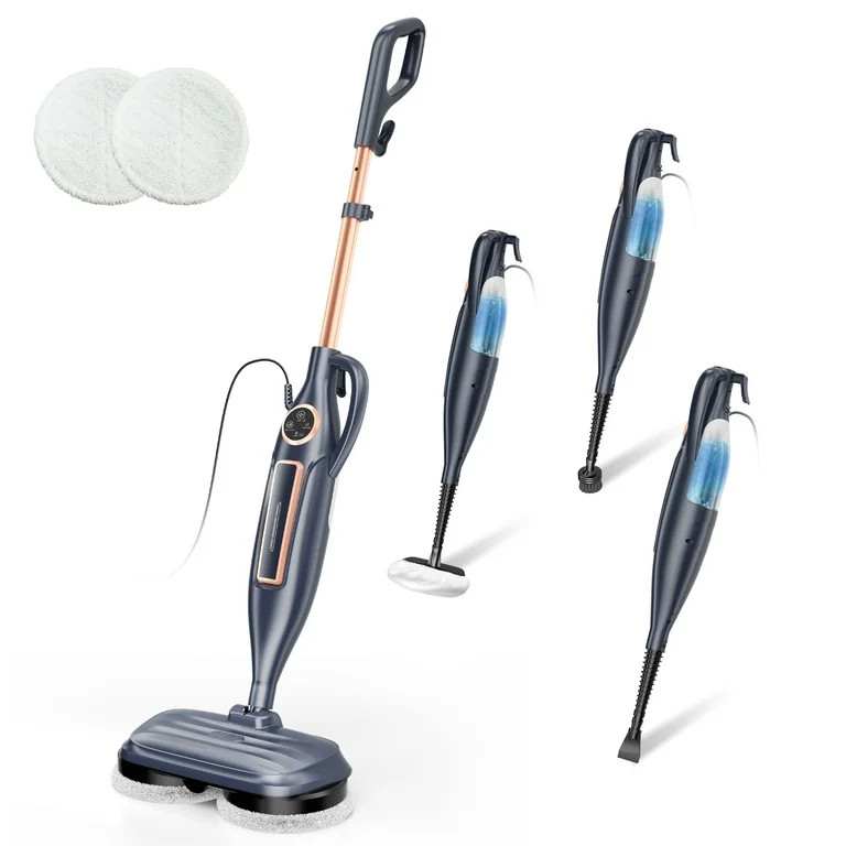 INSE Steam Mop with Rotating Pads, 10 in 1 Scrubbing Steam Vacmop for Kitchen,  Hardwood Floor, M... | Walmart (US)