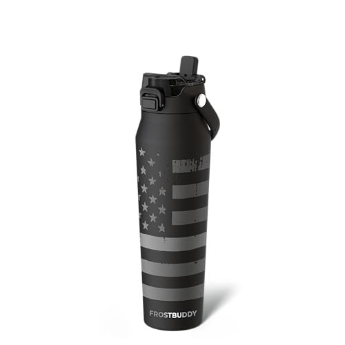 Frost Buddy 32oz Bottle Buddy with Straw & Chug Lid | Leak-Proof Stainless Steel | 24-Hours Cold | Sweat-Proof, Cup Holder Friendly | Ideal for Gym, Travel, Sports & Everyday Hydration | Amazon (US)