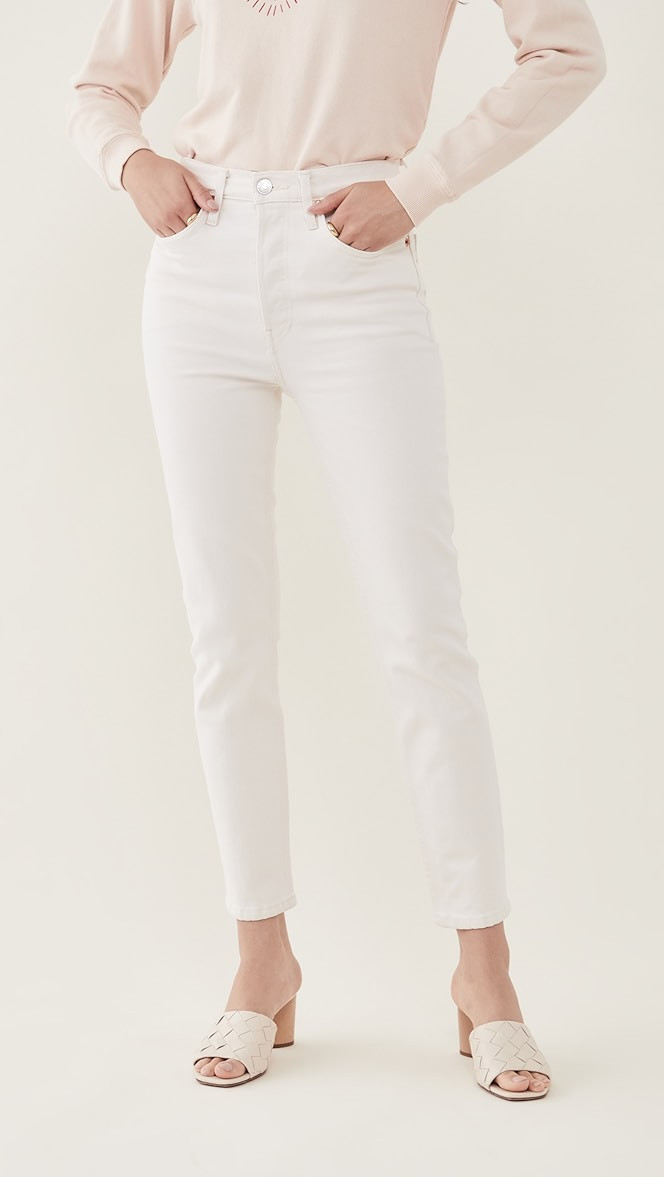 RE/DONE 90s High Rise Ankle Crop Jeans | SHOPBOP | Shopbop