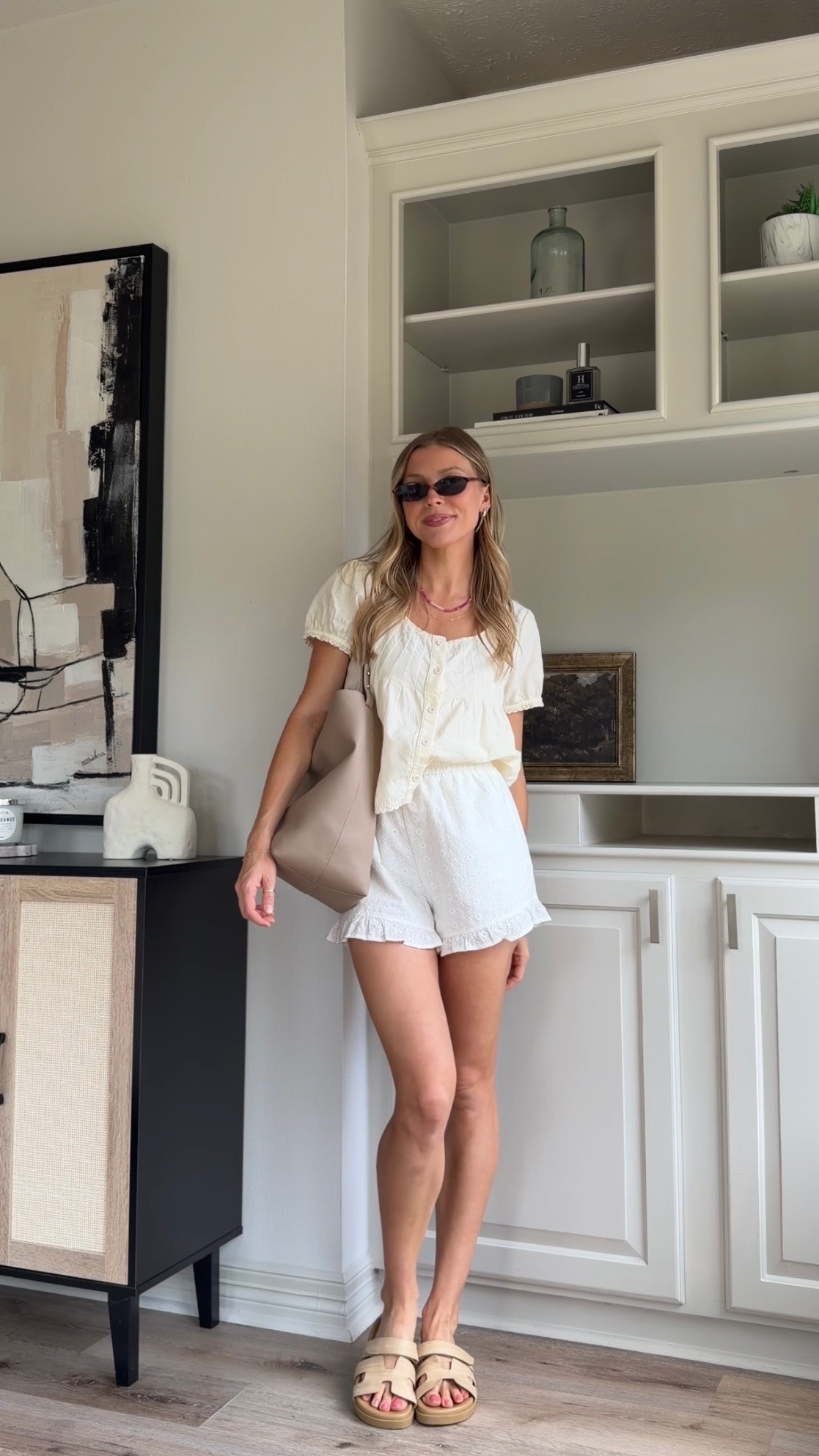 Casual summer look | S in shorts + S in top 

 #LTKootd #LTKmomlife
