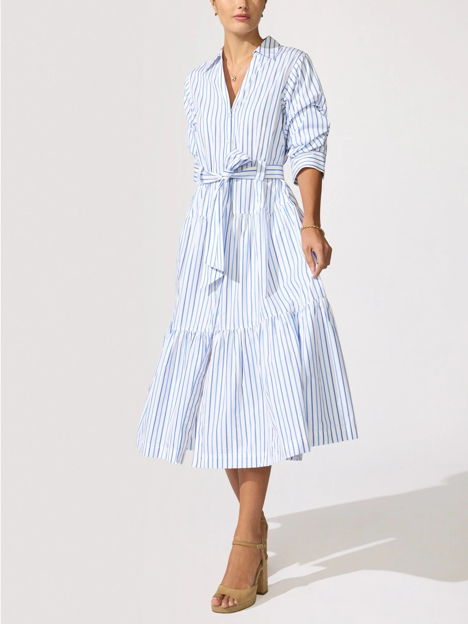 Women's Ana Dress in Hartford Stripe | Brochu Walker | Brochu Walker