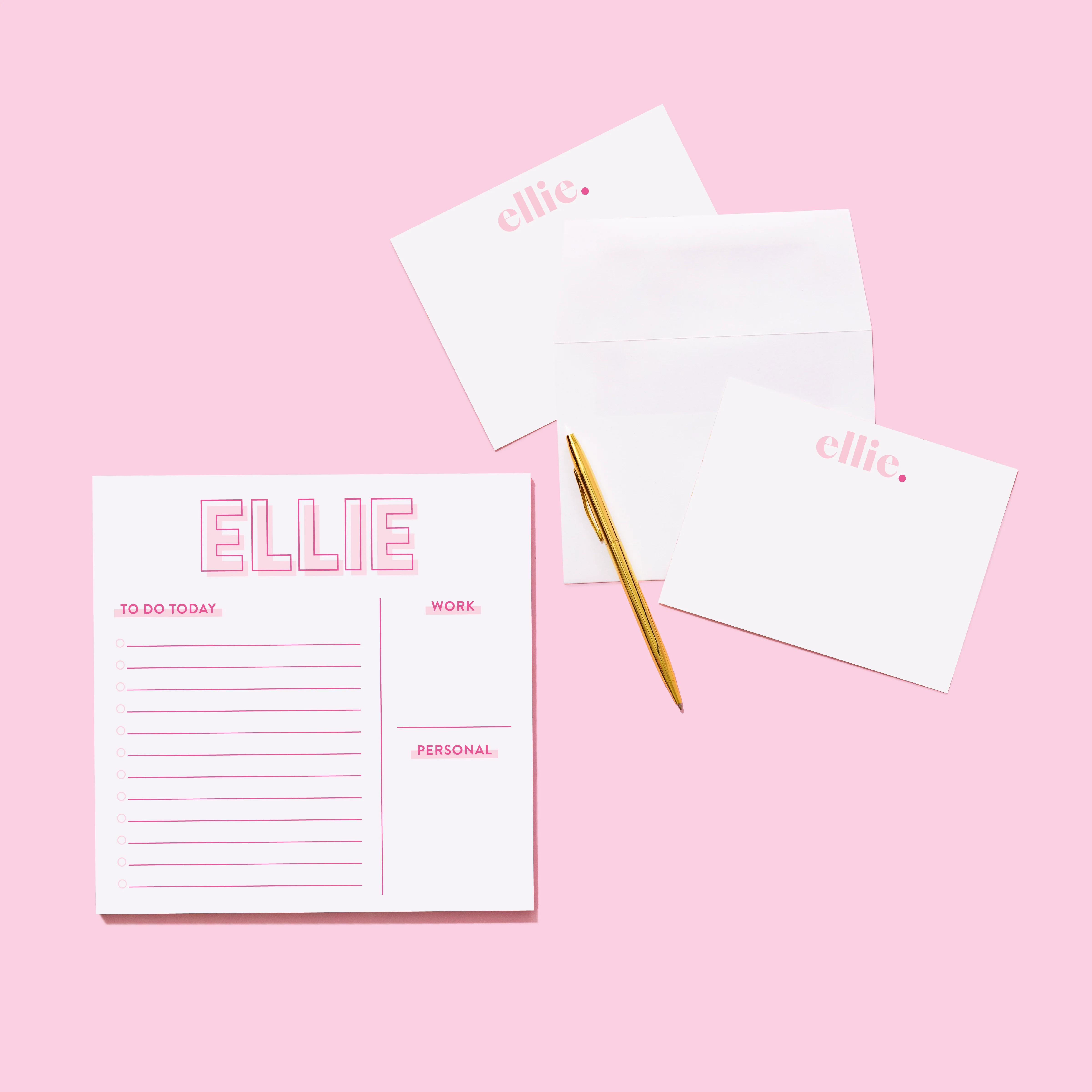 Personalized Task Pad & Stationery Bundle | Joy Creative Shop
