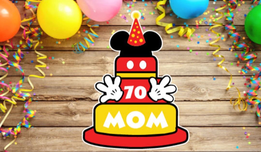 Mouse Head Birthday Celebration Cake Magnet - Etsy | Etsy (US)
