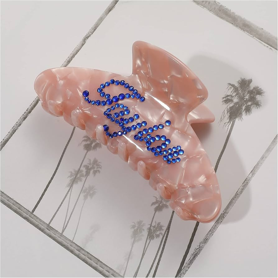 Personalized Name Large Hair Clips for Women, Custom Letter Number Rhinestone Claw Clips, 4" Nons... | Amazon (US)