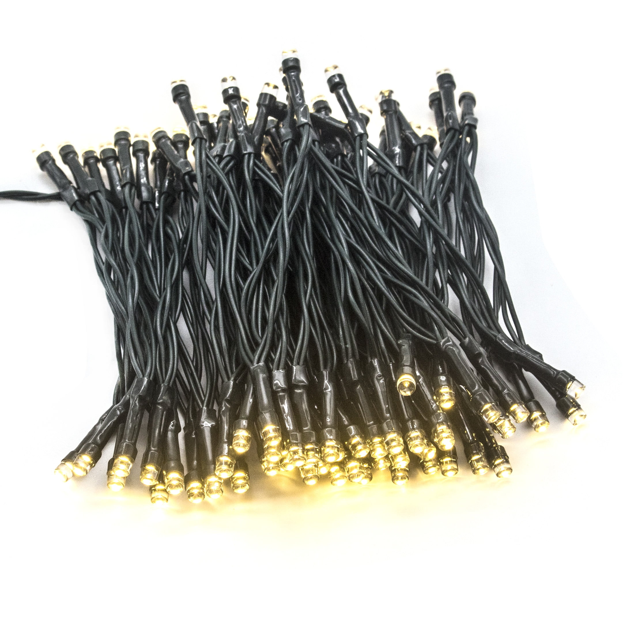 100-Count Warm White Micro LED Lights, 25 ft, Battery Operated with timer, by Holiday Time | Walmart (US)