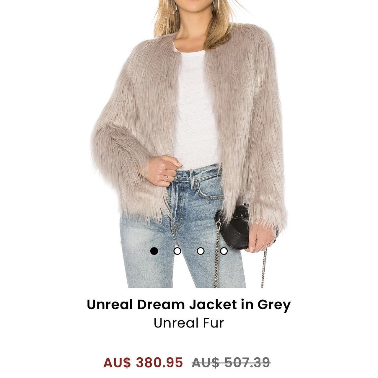 Unreal Fur Women's Overcoat - Pink/Cream | Depop AU