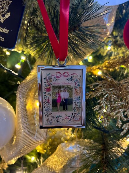 Christmas card ornament 