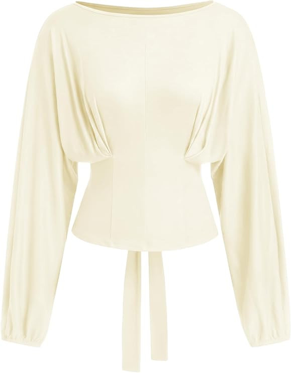 CIDER Going Out Tops for Women Long Sleeve Y2K Top | Amazon (US)