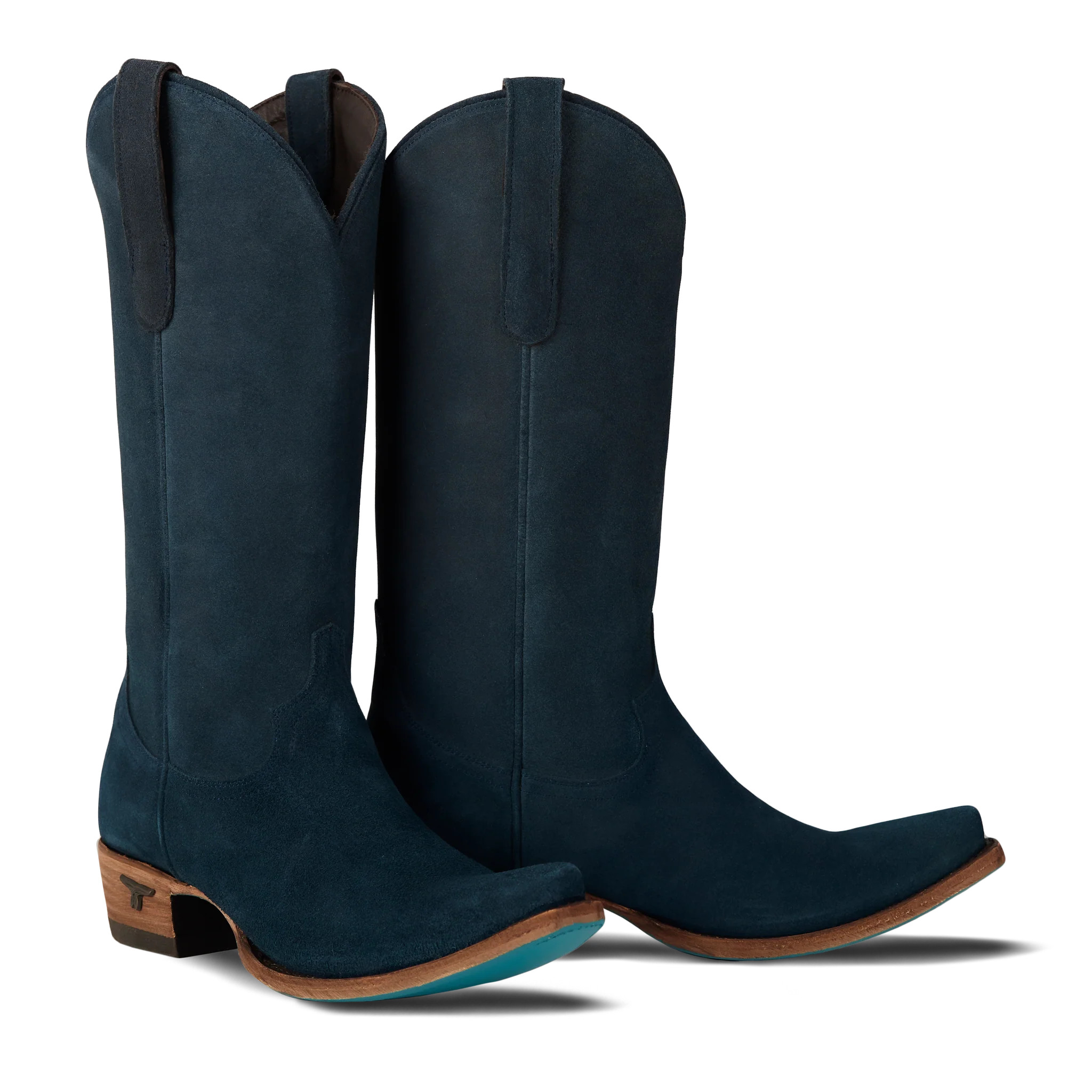 Emma Jane Boot - Navy Suede | Lane Boots