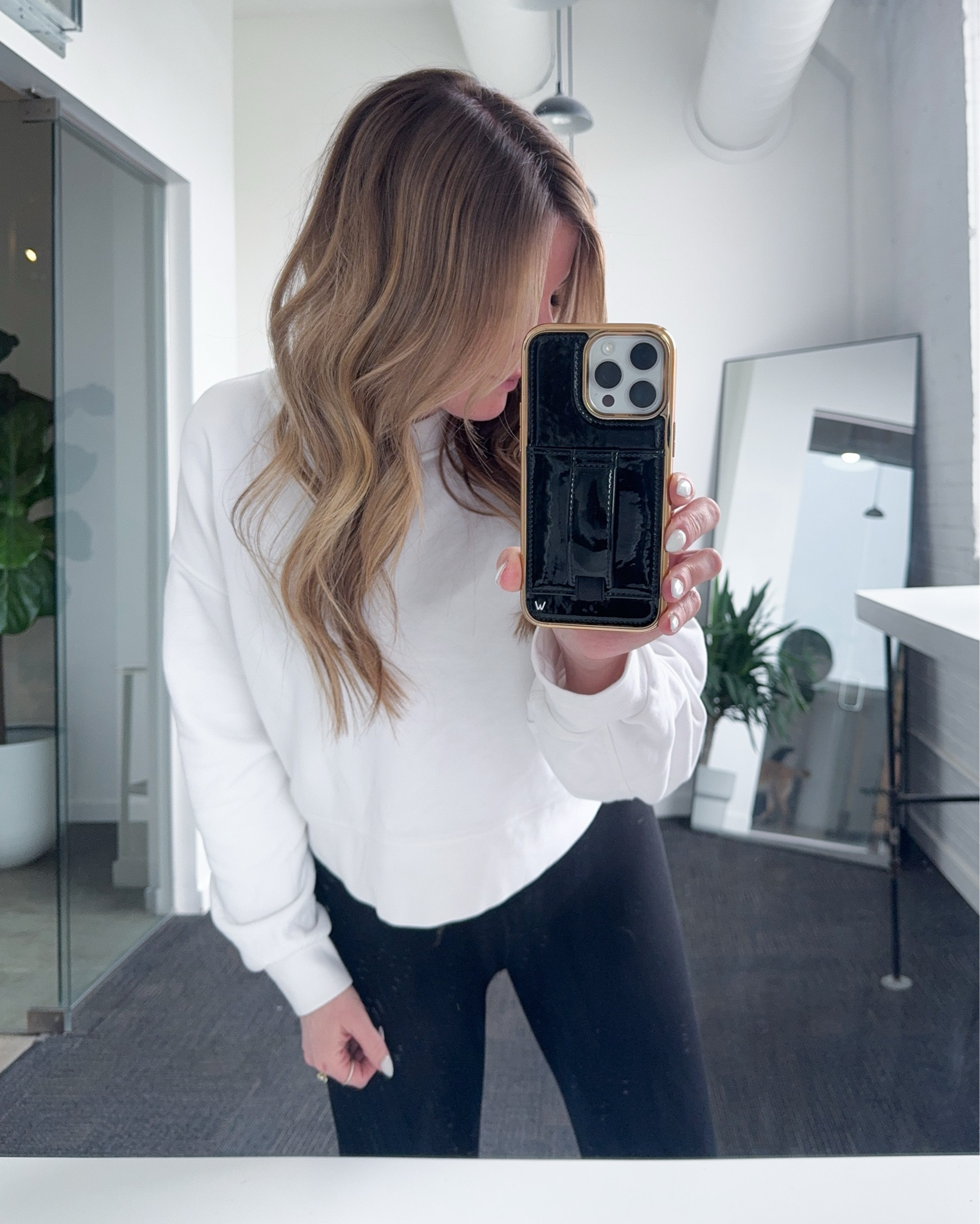 Hair day today & I’m obsessed — I had her add more warmth with a reverse balayage technique pulling the darker down from my roots through my lighter ends, creating a unique warm bronde color. It’s giving old money brunette + the perfect low maintenance summer color. Tagging some of my favorite haircare  products that I use in addition to Monat that keep my hair long, thick, healthy, & damage free. Outfit details also tagged. 

#LTKActive #LTKStyleTip #LTKBeauty