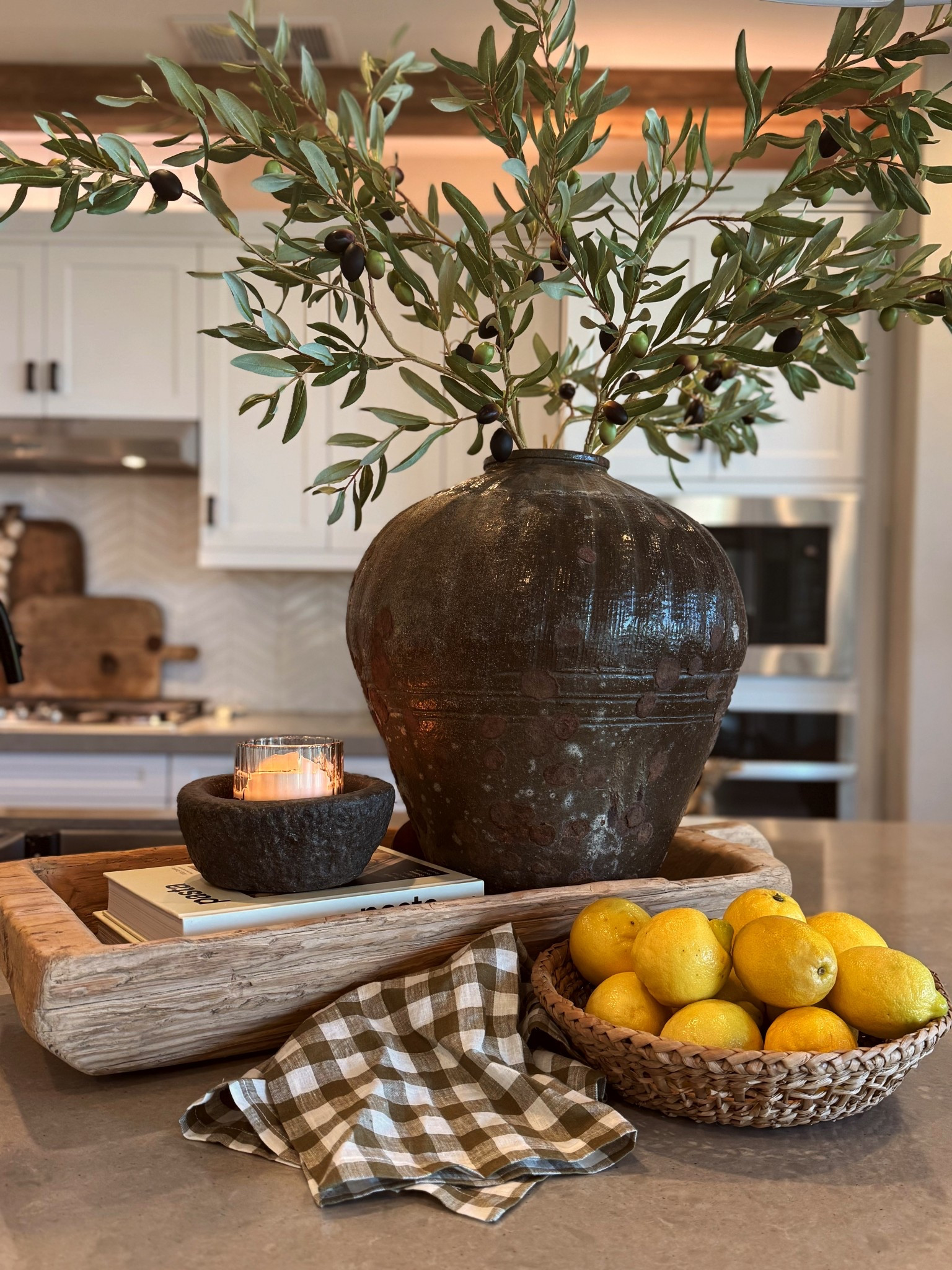 Kitchen island styling inspo. #kitchen #kitchendecor #spring 

#LTKHome #LTKActive #LTKU