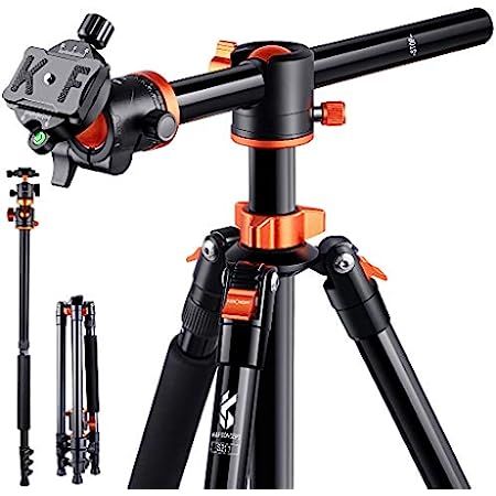 Neewer 72.4 inches Aluminum Camera Tripod Monopod with 360 Degree Rotatable Center Column and Ball H | Amazon (US)
