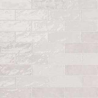 Ivy Hill Tile Kingston White 3 in. x 8 in. Polished Ceramic Wall Tile (5.38 sq. ft./case)-EXT3RD1... | The Home Depot