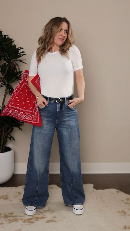 ATM tees and wide leg jeans!
20% off all full-priced ATM items with code TAMMY20
Wearing Medium in all tops.
#atmcollection

#LTKshoecrush #LTKstyletip #LTKsalealert