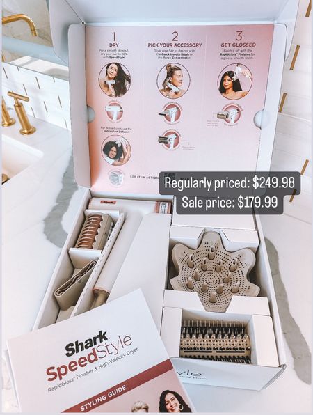 Special deal on the Shark SpeedStyle System w/ Bag going on NOW @hsn #ad Use this system from @sharkbeauty to blow dry & style your hair! Comes with multiple attachments to meet your personal style needs from sleek and smooth, to curly, and also an attachment for that “blow out look” Regularly priced at $249.98 now on sale for $179.99. Use additional discount code: “HSN2024” for $10.00 off $20.00 or more (for new customers only) #hsninfluencer #lovehsn 