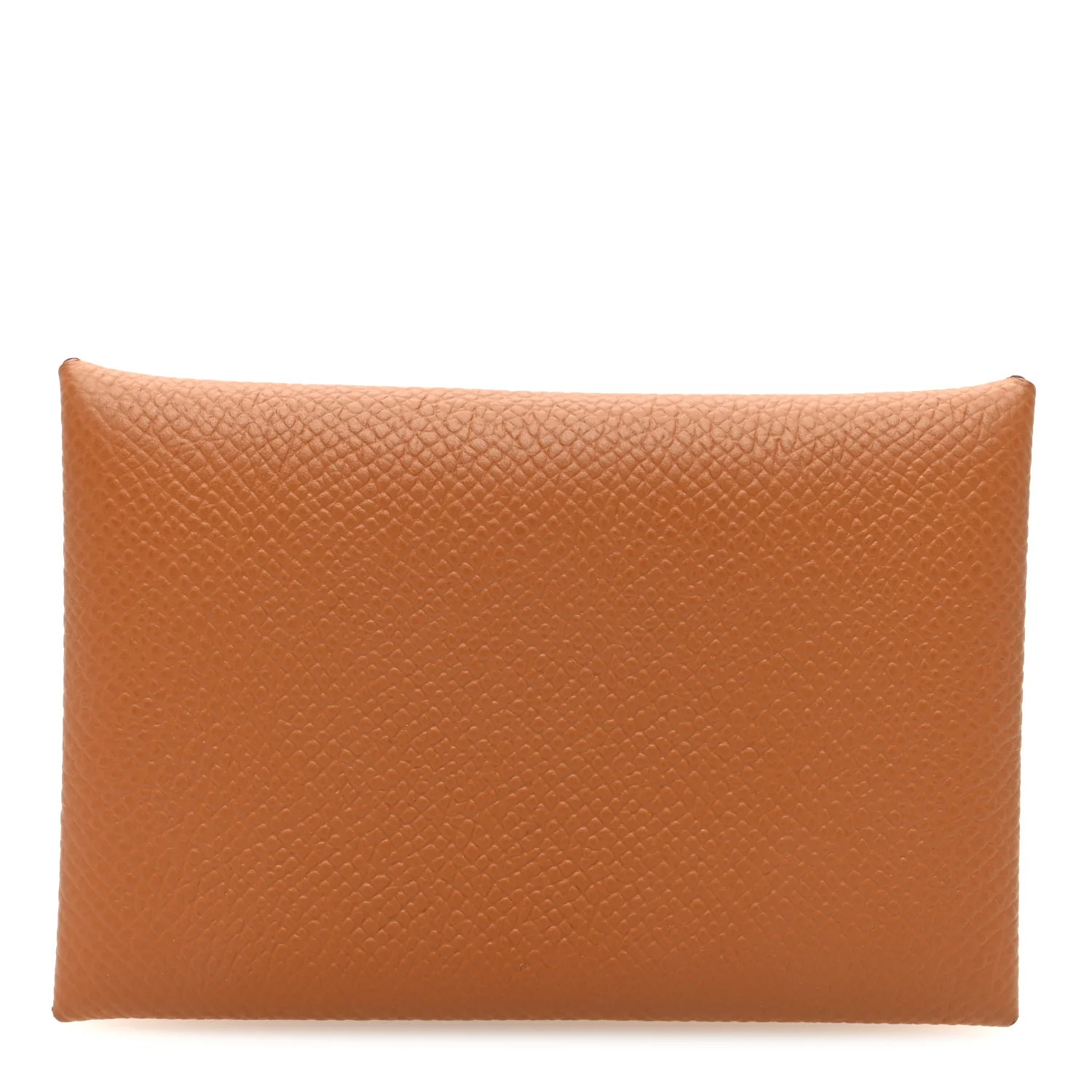 Epsom Calvi Card Case Gold | FASHIONPHILE (US)